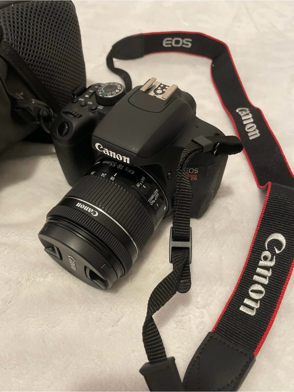 Canon EOS Rebel T7i DSLR Camera with 18-55mm Lens (with Bag) - Picture 2 of 3